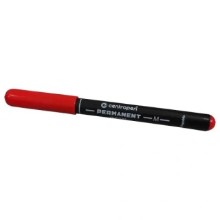 značkovač permanentný CENTROPEN, 2846/1, červený, stopa 1 mm, 