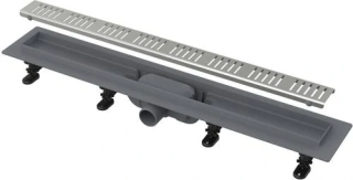 Žľab SIMPLE 75cm plastový + rošt LINE (APZ10-750M)