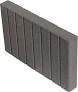 Palisádový obrubník carbon 50x60x30
